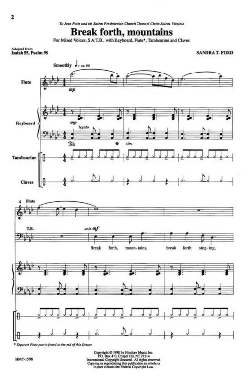 Sofort Bestellen Sandra T. Ford, Break Forth, Mountains