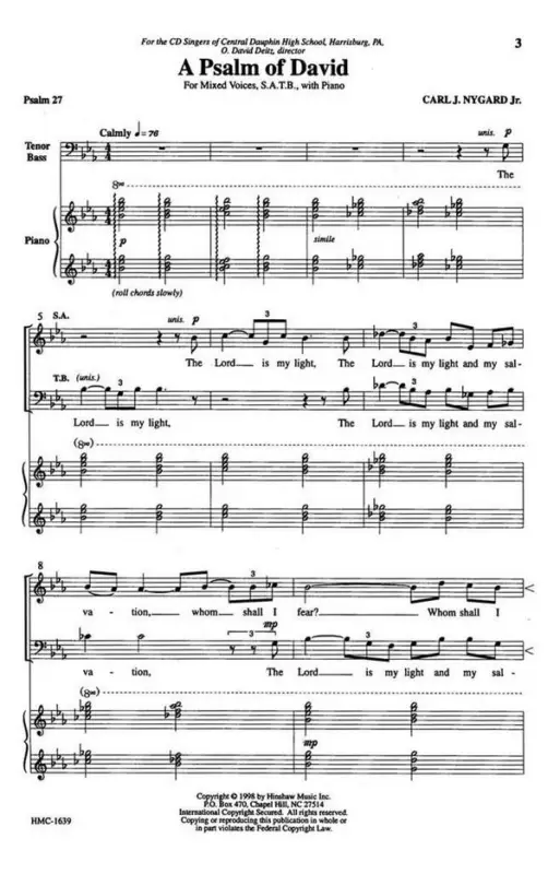 Carl Nygard, A Psalm Of David Heißes Angebot