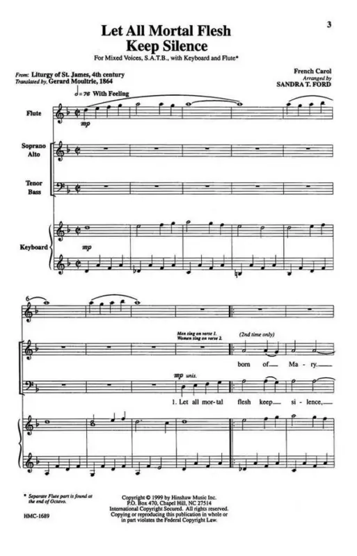 Abverkauf Let All Mortal Flesh Keep Silence