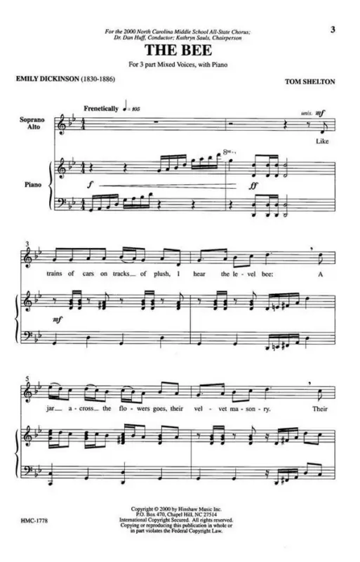 Tom Shelton, The Bee Ausverkauf