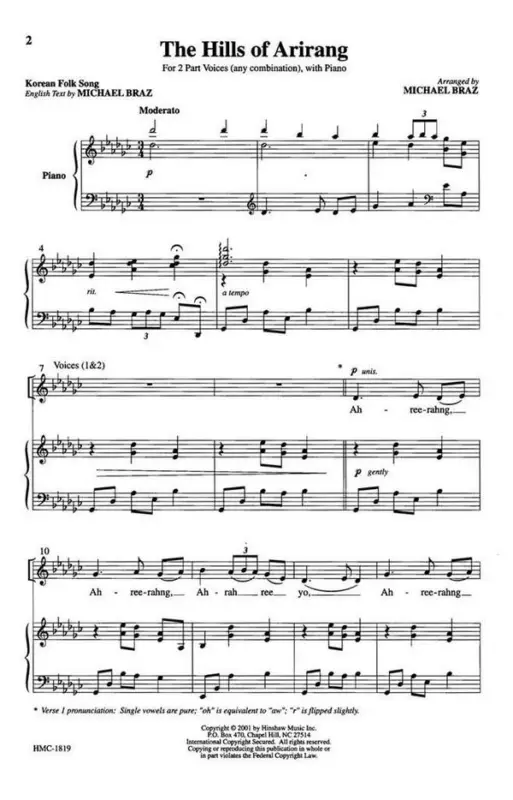 The Hills Of Arirang Begrenztes Angebot