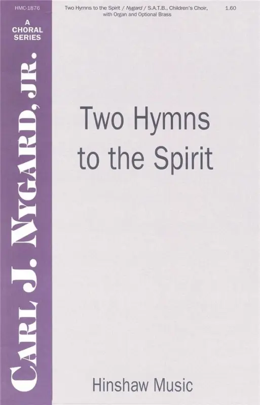 Thomas William, Two Hymns To The Spirit Sofort Bestellen