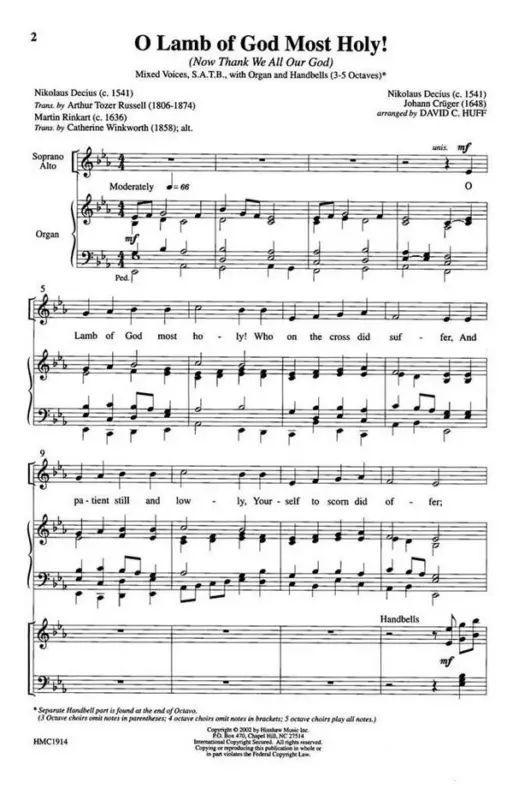 Super-Preis O Lamb Of God Most Holy!