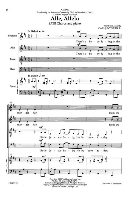 Carl Nygard, Alle, Allelu Preisknaller