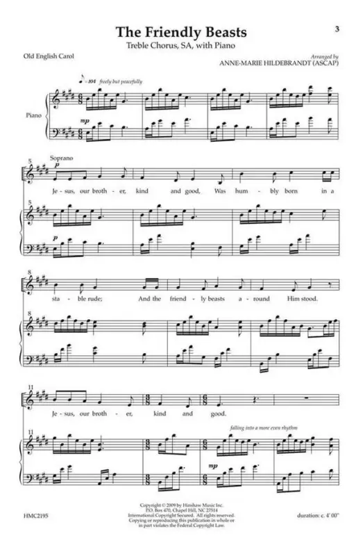 Bestpreis The Friendly Beasts