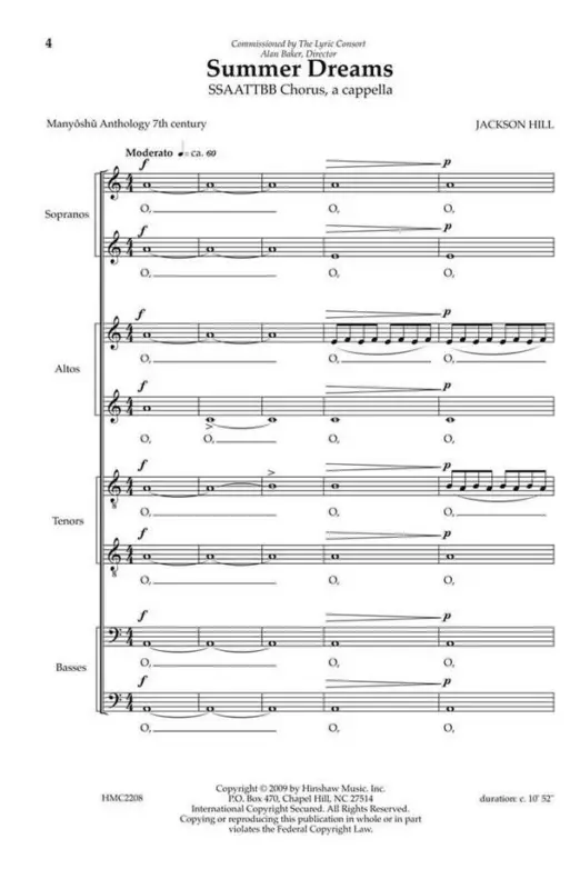 Super-Preis Jackson Hill, Summer Dreams