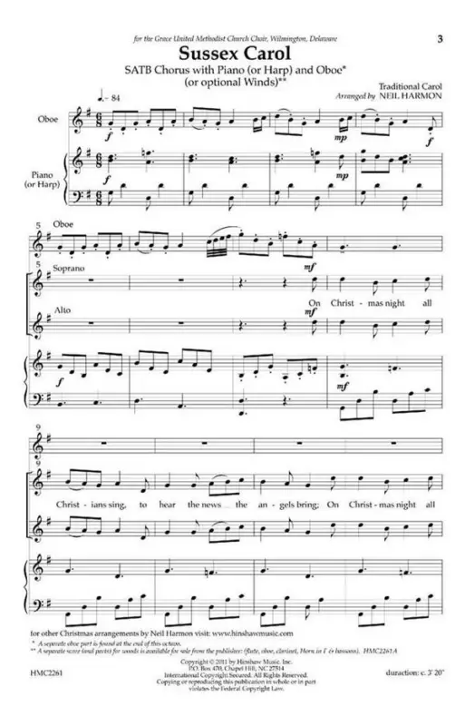 Sussex Carol Kostenfreie Lieferung