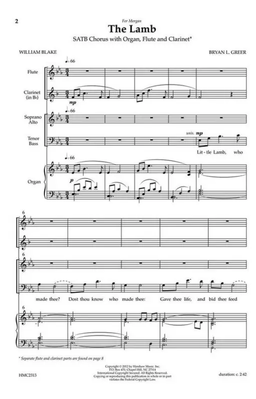 Bryan Greer, The Lamb Letzte Chance