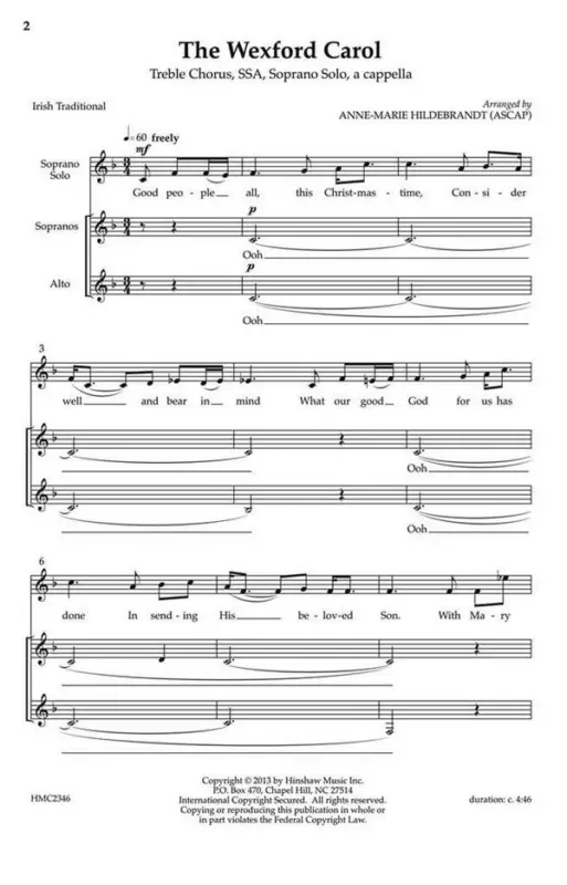 The Wexford Carol Direkt Vom Hersteller