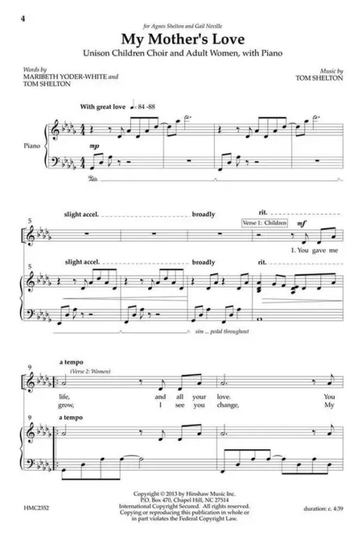 Tom Shelton, My Mother's Love Günstig