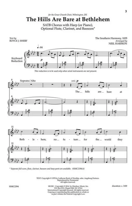 The Hills Are Bare At Bethlehem Bestpreis