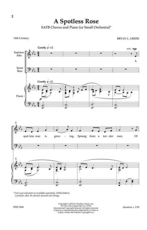 Beliebt Bryan Greer, A Spotless Rose