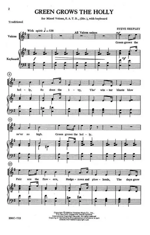 Steve Shepley, Green Grows The Holly Günstig