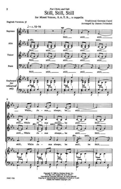 Still, Still, Still Jetzt Bestellen