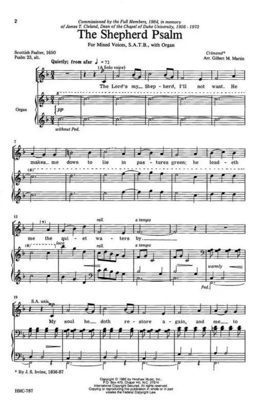 The Shepherd Psalm Letzte Chance