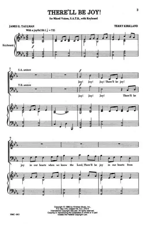 Terry Kirkland, There'll Be Joy! Neue Ware