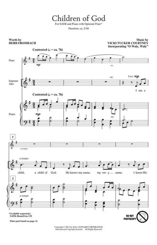 Neue Kollektion Vicki Tucker Courtney, Children of God