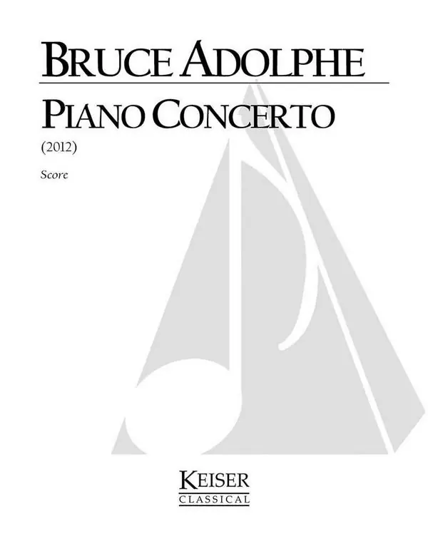 Bruce Adolphe, Piano Concerto Direkt Vom Hersteller