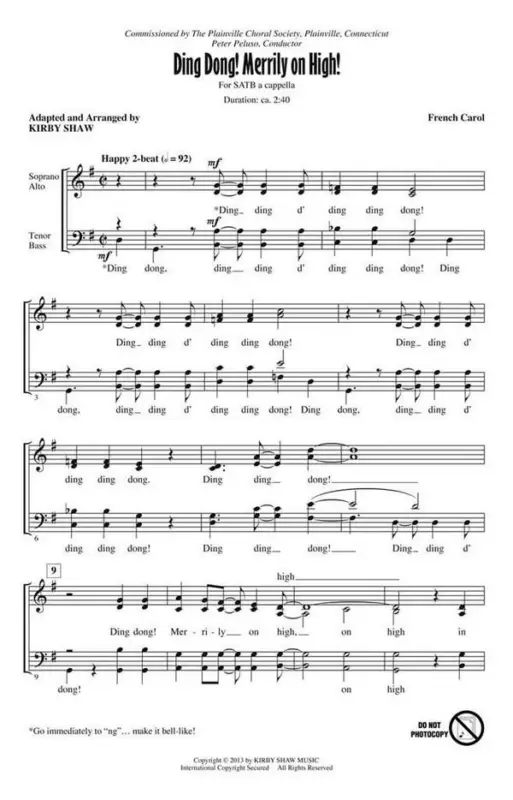 _, Ding Dong! Merrily on High! Günstig