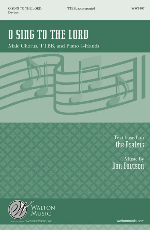 Zertifiziert Dan Davison, O Sing to the Lord