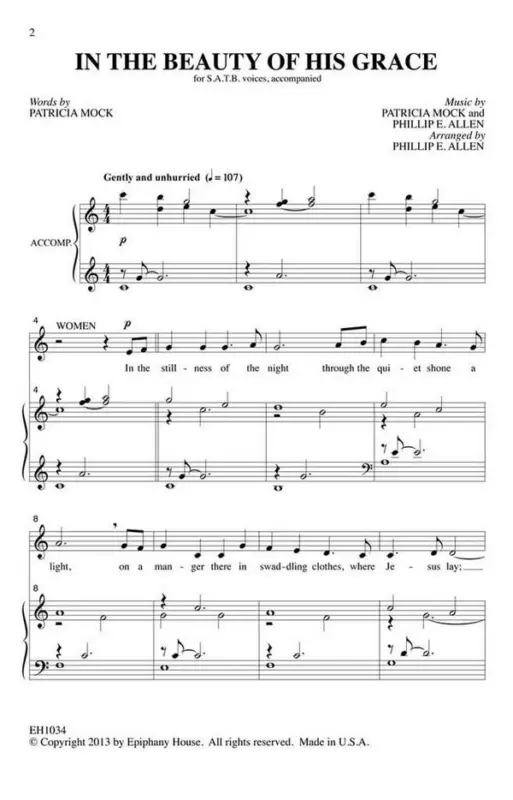 Patricia Mock_Phillip E. Allen, In the Beauty of His Grace Direkt Vom Hersteller