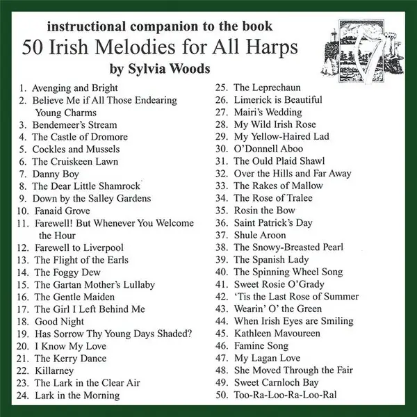 Top-Angebot 50 Irish Melodies for All Harps