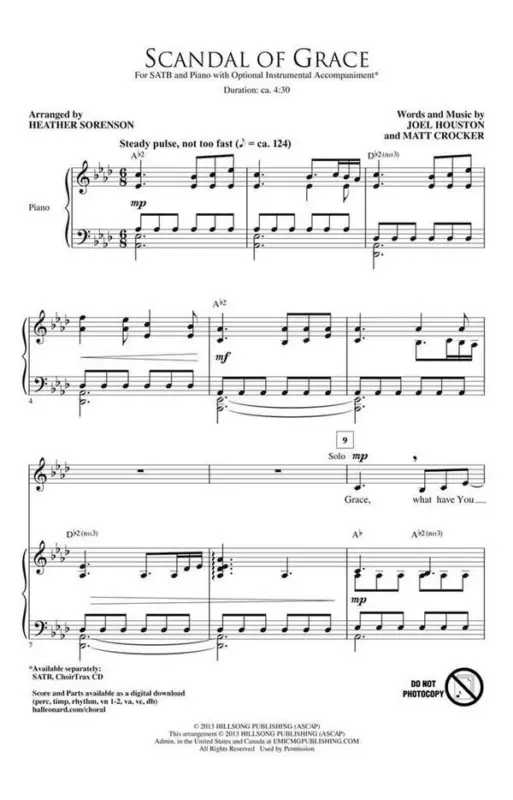 Joel Houston_Matt Crocker, Scandal of Grace Finale Aktion