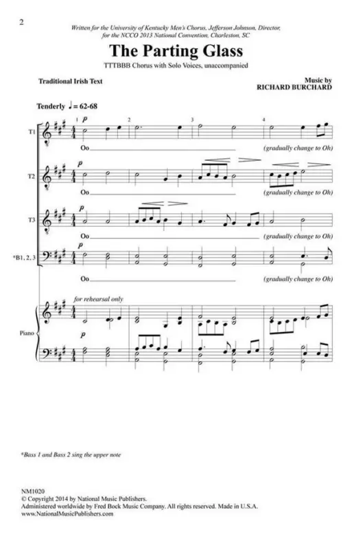 Zertifiziert Richard Burchard, The Parting Glass