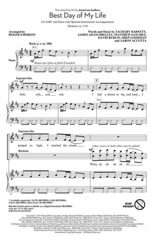 Aaron Accetta, Best Day of My Life Heißes Angebot