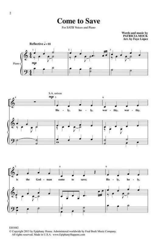 Patricia Mock, Come To Save Markenprodukt