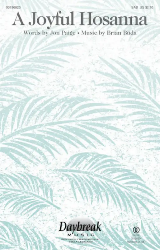 Angebot Brian Buda, A Joyful Hosanna