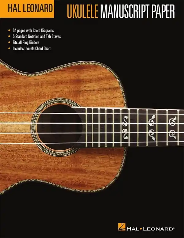Zertifiziert Hal Leonard Ukulele Manuscript Paper