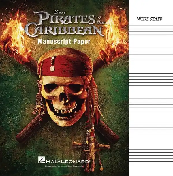Zertifiziert Pirates of the Caribbean: Manuscript Paper
