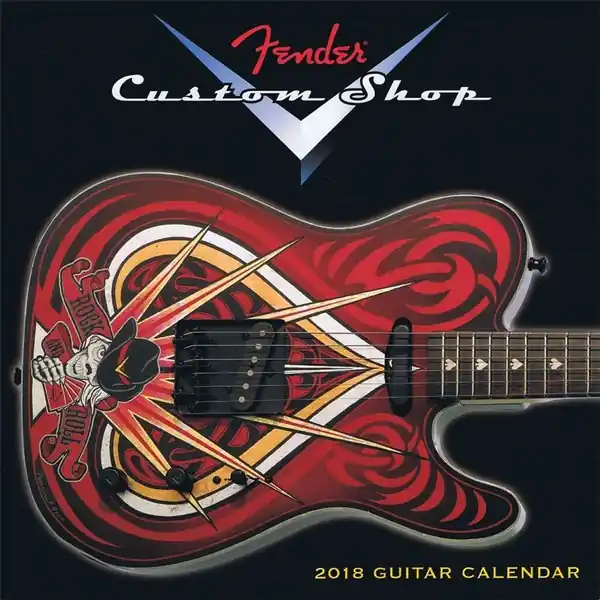 2018 Fender Custom Shop Desk Calendar Must-Have