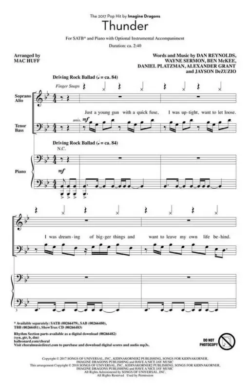 Abverkauf Alexander Grant_Ben McKee_Dan Reynolds_Daniel Platzman_Jayson Dezuzio_