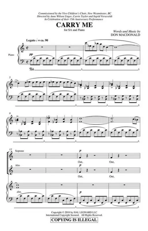 Markenware Don MacDonald, Carry Me