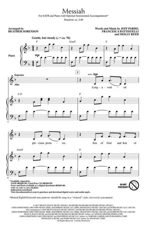 Echt Molly Reed_Francesca Battistelli, Messiah