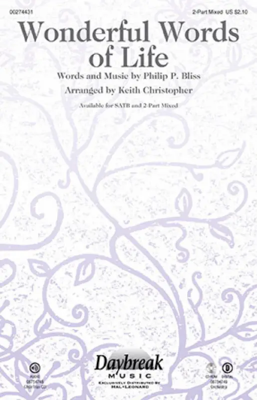 Schnäppchen Philip P. Bliss, Wonderful Words of Life