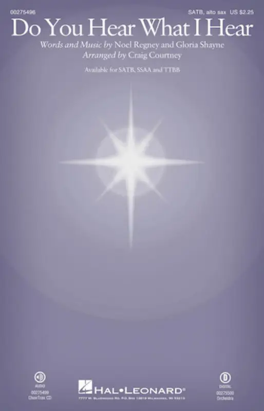 Zertifiziert Noel Regney_Gloria Shayne, Do You Hear What I Hear