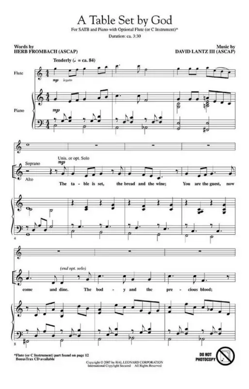 Angebot Herb Frombach, A Table Set By God