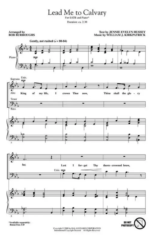 Lead Me to Calvary Expressversand