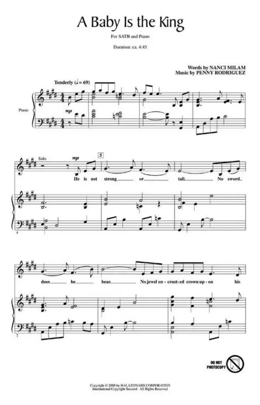 Neu Nanci Milam, A Baby Is The King