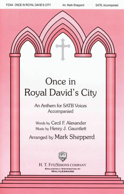 Schneller Versand Once In Royal David'S City