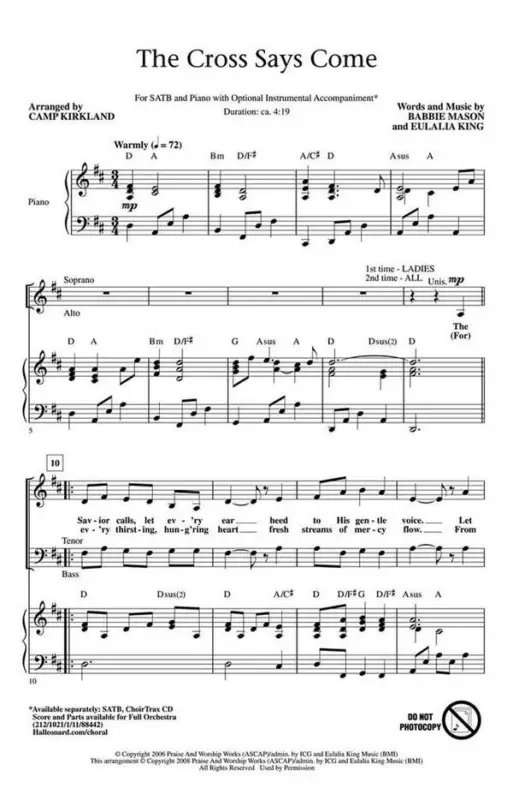 Knallerangebot Babbie Mason_Eulalia King, The Cross Says Come