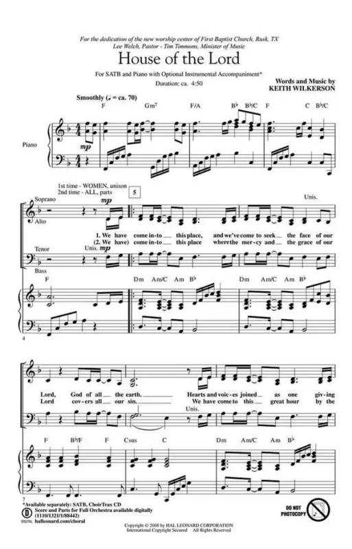 Keith Wilkerson, House of the Lord Top-Angebot