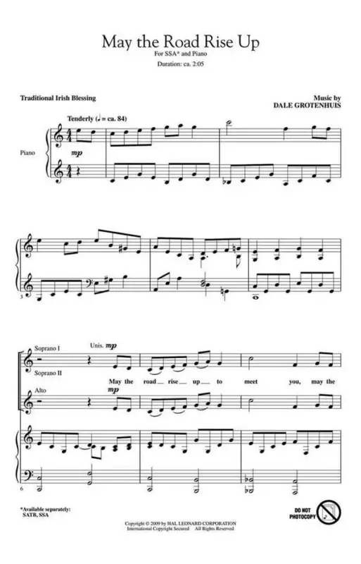 Versand Am Gleichen Tag Dale Grotenhuis, May the road rise up