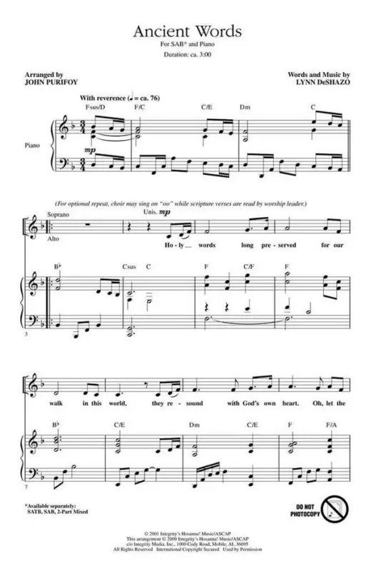 Online Kaufen Lynn DeShazo, Ancient Words