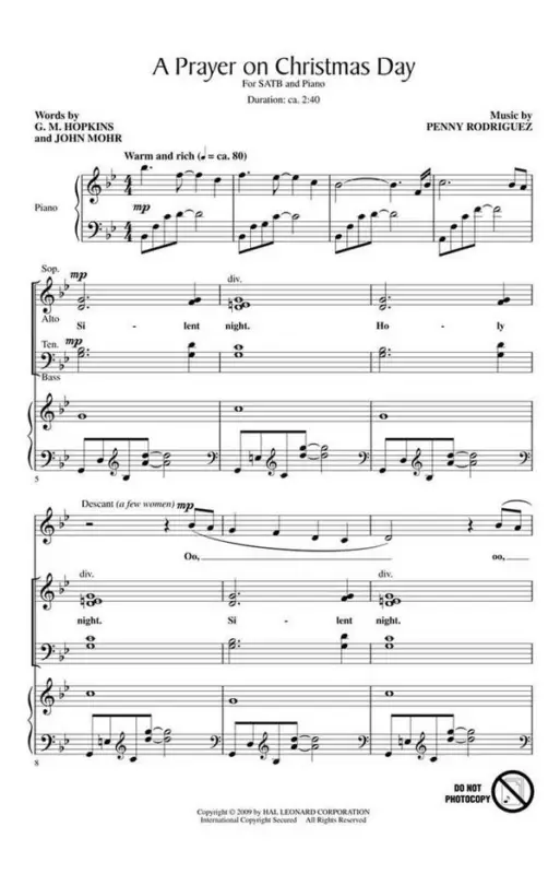 Echt Penny Rodriguez, A Prayer on Christmas Day