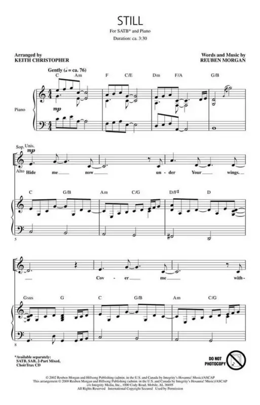 Reuben Morgan, Still Beliebt