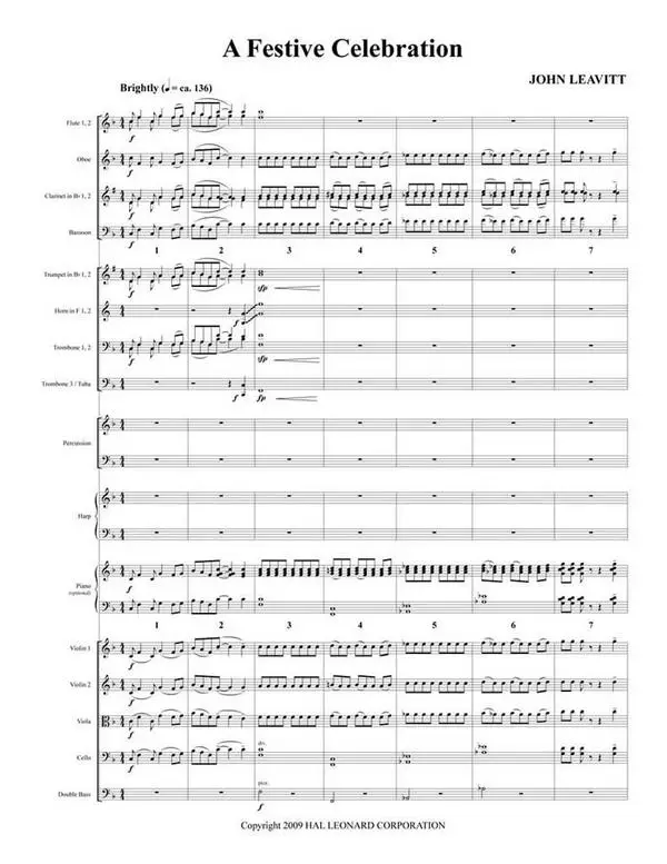 John Leavitt, A Festive Celebration Neu